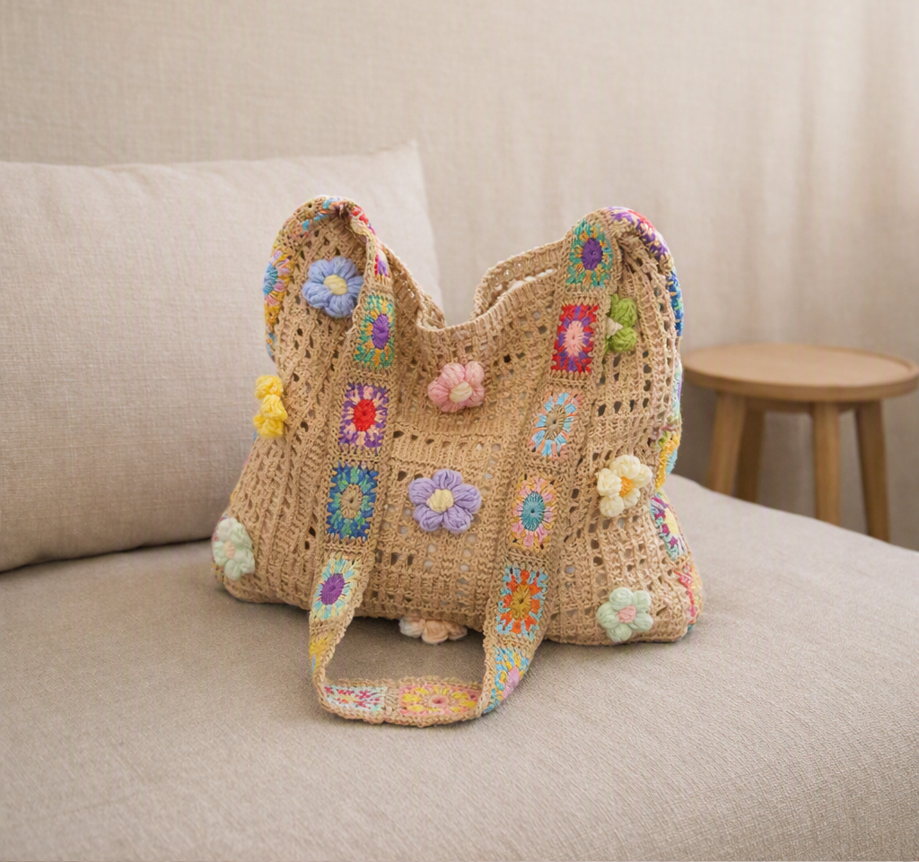 Bolso de Tejido crochet